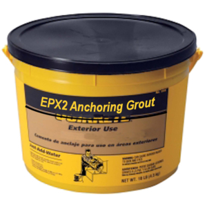 EPX2 grout in 10 lbs. Plastic Tub
